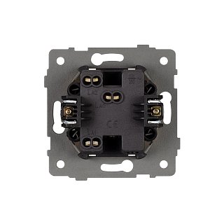 Механизм выключателя одноклавишный проходной SWT-MKP1-PL-BK-V (250V, 10A) (Arlight, -)