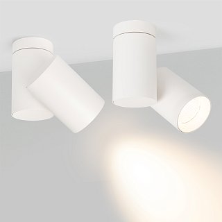 Светильник SP-POLO-SURFACE-TURN-R85-15W Warm3000 (WH-WH, 40 deg) (Arlight, IP20 Металл, 3 года)