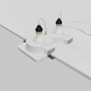 Встраиваемый светильник Gyps Modern GU10 2x10Вт