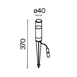 Ландшафтный светильник Glide G9x1 20Вт IP 54