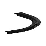 Коннектор радиусный D600 встраиваемый под ГКЛ 9,5мм Levity черный