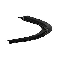 Коннектор радиусный D600 встраиваемый под ГКЛ 9,5мм Levity черный