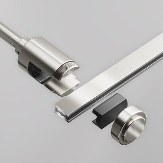 Крепление настенное Wall одинарное удлиненное Flarity платина