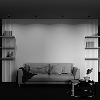 Встраиваемый светильник Intro для натяжного(ПВХ) потолка GX53 12Вт