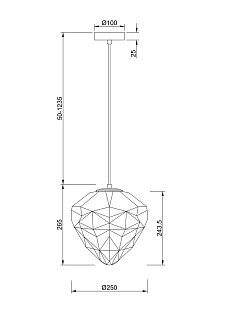 Подвесной светильник Globo E27x1
