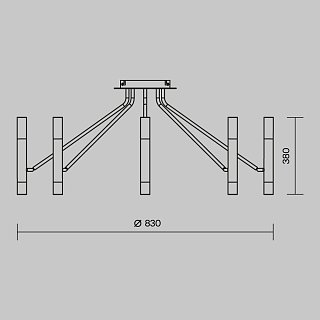 Потолочный светильник Vigo G9х16