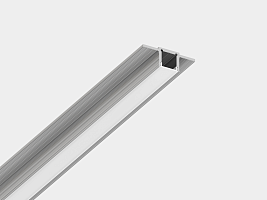 Встраиваемый в гипсокартон алюминиевый профиль Design LED без видимой рамки LG16, 2500 мм, анодированный, LG16-R