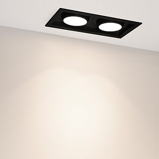 Светильник MS-VORTEX-BUILT-S250x140-2x30W Day4000 (BK-BK, 17 deg, 230V) (Arlight, IP20 Металл, 5 лет)