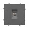 Механизм компьютерной розетки SCT-NOBE-MPC1-SFPL-GR (RJ-45, CAT6) (Arlight, Серый базальт)