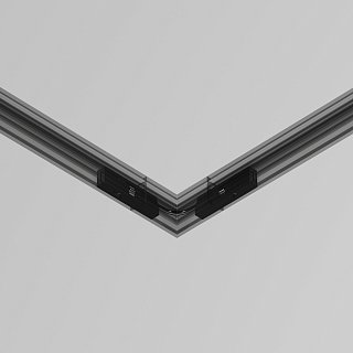 Коннектор питания угловой с проводом 6см Levity