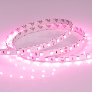Светодиодная лента RT 2-5000 24V Pink 2x (5060, 300 LED, LUX) (Arlight, 14.4 Вт/м, IP20)