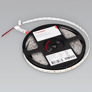 Светодиодная лента RTW 2-5000SE 12V Cool 2x (5060, 300 LED, LUX) (Arlight, 14.4 Вт/м, IP65)