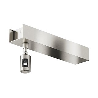 Основание потолочное Short для блока питания с вводом питания Flarity платина