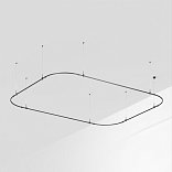 Основание ART-APRIORI-RECTANGLE-SOFT-HANG-4500x3500 (BK) (Arlight, IP20 Металл, 3 года)