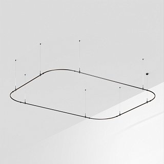 Основание ART-APRIORI-RECTANGLE-SOFT-HANG-4500x3500 (BK) (Arlight, IP20 Металл, 3 года)