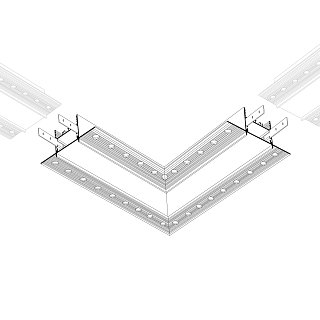 Угол SL-LINIA45-FANTOM (Arlight, Металл)