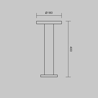 Ландшафтный светильник Wald 3000К 12Вт IP 65