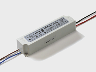 Блок питания для светодиодных лент IP 67 пластик 60 W, 12V, LV-60-12