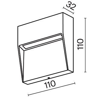 Подсветка для лестниц Mane 3000K 3Вт IP 54