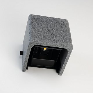 Светильник LGD-PERAN-WALL-S120x120-6W Warm3000 (BK, 0-80 deg, 230V) (Arlight, IP65 Бетон, 3 года)