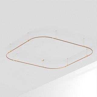 Основание ART-APRIORI-QUADRAT-SOFT-ROD-400-3500x3500 (GD) (Arlight, IP20 Металл, 3 года)