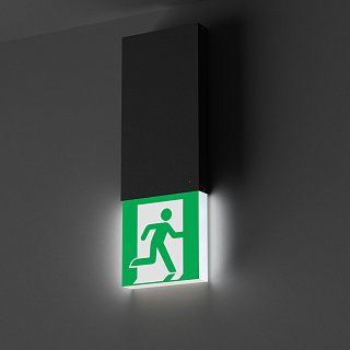 Световой указатель EMG-MARK-L-3H-BK (Arlight, IP40 Металл, 5 лет)