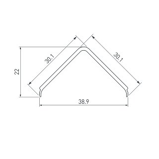 Экран матовый KLUS-P45-2000 Square OPAL (Arlight, Пластик)
