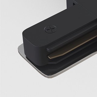 Коннектор Х-образный Unity встраиваемый черный