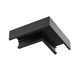 Коннектор угловой, накладной Basity, черный