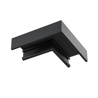 Коннектор угловой, накладной Basity, черный