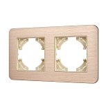 Рамка алюминиевая FRM-AKIRY-AL-2-GD (Arlight, -)