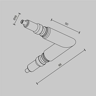 L-образный коннектор для системы Axity