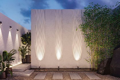 Атмосферное освещение придомовой территории загородного дома