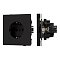 Механизм электрической розетки SCT-TENDO-MEU1-SFPL-BK (230V, 16A) (Arlight, -)