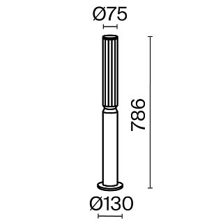 Ландшафтный светильник Lit 3000K 12Вт IP 65