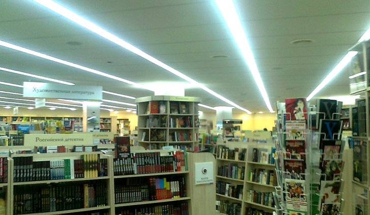 Светодиодное освещение торгового зала