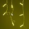 Светодиодная гирлянда ARD-EDGE-CLASSIC-2400x600-CLEAR-88LED-FLASH Gold (230V, 6W) (Ardecoled, IP65)