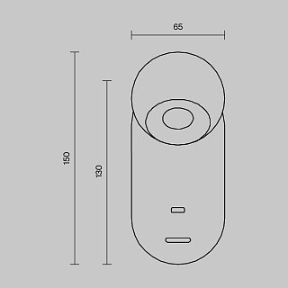 Настенный светильник (бра) Elfin 3000K 5Вт