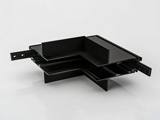 Коннектор угловой внутренний для встраиваемого глубокого шинопровода SY-LINK под гипсокартон, SY-LINK-INT-T1-BL