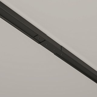 Прямой коннектор питания с вводом питания Unity черный