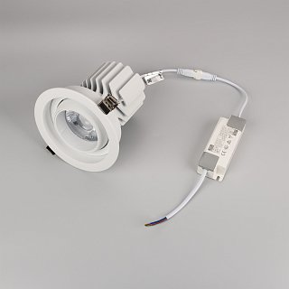 Светильник MS-VORTEX-BUILT-R135-30W Warm3000 (WH-WH, 30 deg, 230V) (Arlight, IP20 Металл, 5 лет)