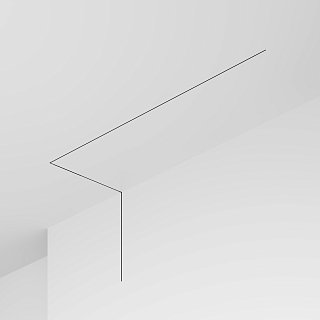 Шинопровод встраиваемый под шпаклевку 1 м Levity