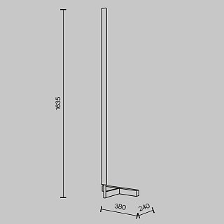 Напольный светильник (торшер) Combo 3000-6000К 24Вт