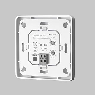 4-х кнопочная DALI DT6 панель для одной группы и 4-х сцен