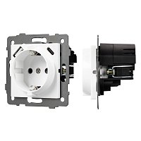 Механизм розетки с быстрой USB зарядкой SCT-MUAC-PL-WH-V (250V, 16A) (Arlight, -)