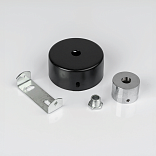 Потолочный накладной крепёж-заглушка для неоновой ленты 360° D22 MNT-END-D22