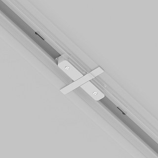 Коннектор прямой Unity встраиваемый белый