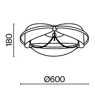 Потолочный светильник Breeze 3000К 45Вт