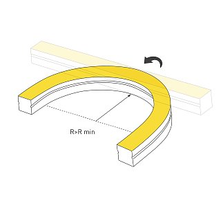 Лента герметичная MOONLIGHT-SIDE-X280-16x16mm 24V Warm3500(10 W/m, IP67, 15m, wire x1) (Arlight, Вывод боковой, 5 лет)
