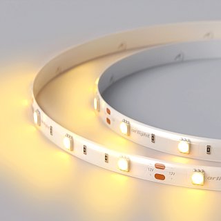 Светодиодная лента RTW 2-5000SE 12V Yellow (5060, 150 LED, LUX) (Arlight, 7.2 Вт/м, IP65)
